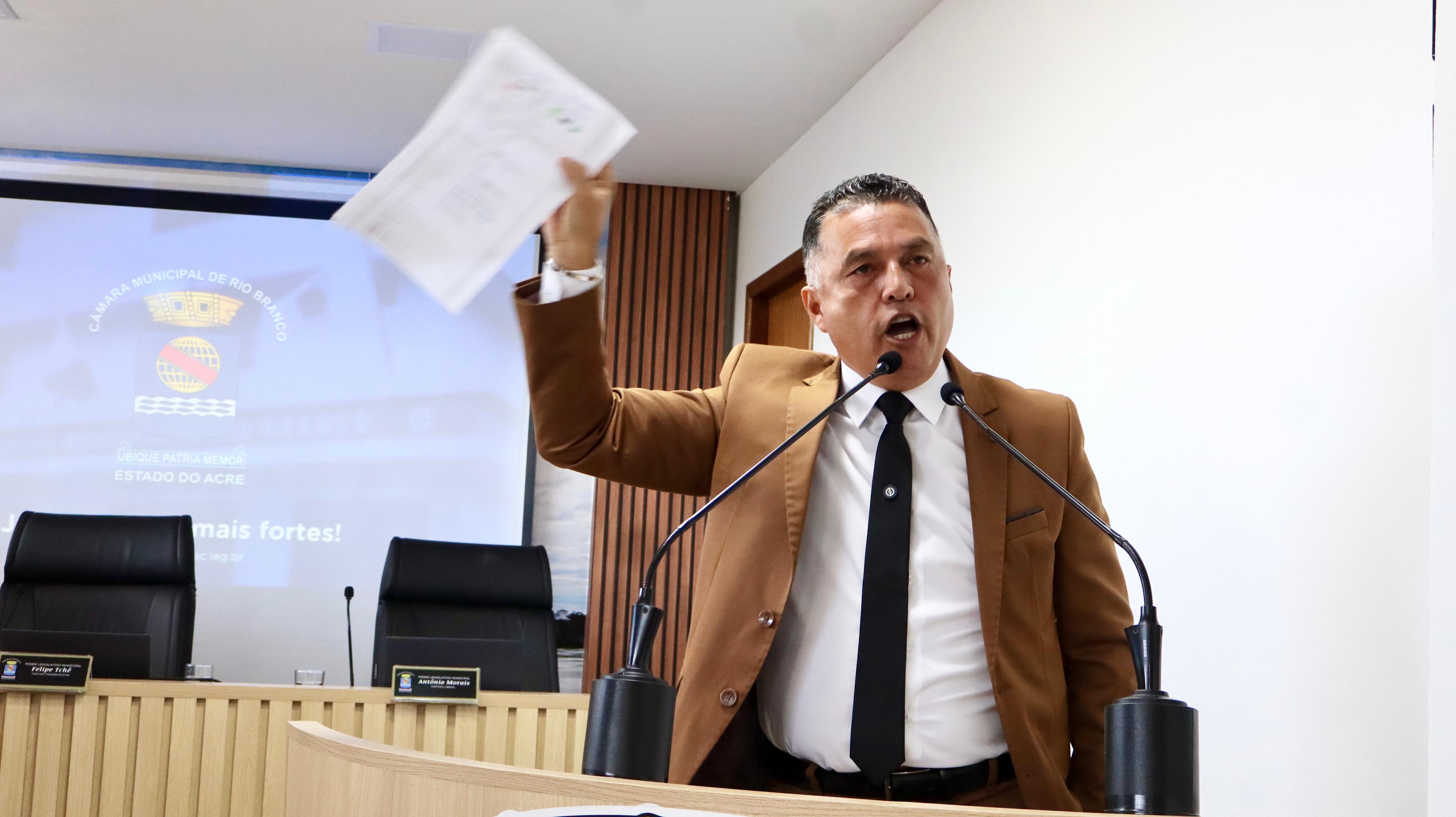 Crise hídrica: Vereador Eber Machado denuncia falta de planejamento da Prefeitura de Rio Branco e questiona gastos com estudo geológico